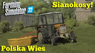 😍Sianokosy na Polskiej Wsi!😍Ursus C-330 w Akcji & Siewy Owsa🔥"Gospodarze" #44🔥FS22✅