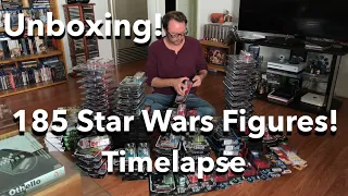 UNBOXING 185 Star Wars Figures in Timelapse! [TVC HASBRO Imperial Army]