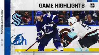 Kraken @ Lightning 11/26/21 | NHL Highlights