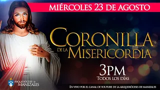 Coronilla de la Divina Misericordia de hoy miércoles 23 de agosto y Oración de la tarde.