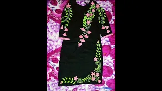 ✋ hand embroidery suit designing ideas for girls latest design 2022