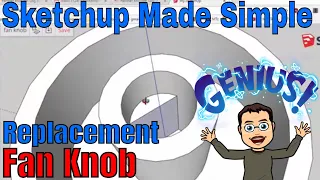 Simple Fan Knob using my.sketchup | Learn how in minutes!