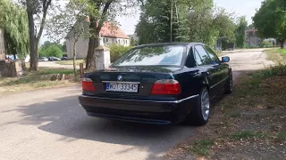 BMW E38 740i Exhaust sound