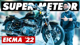 New 2023 Royal Enfield Super Meteor 650 Full Walkaround! EICMA 2022