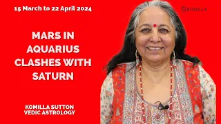 Mars in Aquarius  Clashes with Saturn: Komilla Sutton