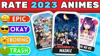 Ranking 2023's Anime Releases: Epic to Trash 🏆