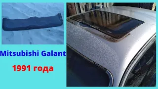 ВЕТРОВИК(Дефлектор) НА ЛЮК Mitsubishi Galant 6