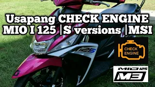 CHECK ENGINE MIO I 125 | S version