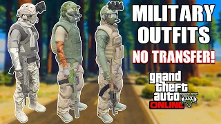 GTA 5 Online Best Military Outfits After Patch 1.68 Chop Shop Clothing Glitches Not Modded