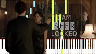 Irene Adler's Theme + Sherlocked - Sherlock [Synthesia Piano Tutorial]