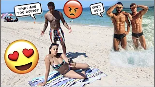 Making My Boyfriend JEALOUS At The Beach! *HE SNAPPED*