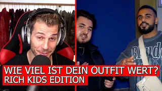 Max REAGIERT auf RICH KIDS FLEXEN AUF PARTY MODUS 😂💸🔥 | WIE VIEL IST DEIN OUTFIT WERT | MAHAN