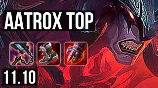 AATROX vs MORDEKAISER (TOP) | 10/1/7, 900+ games, Legendary, 900K mastery | EUW Master | v11.10