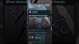 When Akatsuki arrived to save Naruto 🥶 | #narutoshippuden #anime #edit
