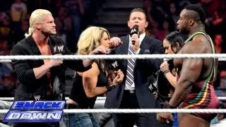 "Miz TV" with Divas Champion AJ Lee & Big E Langston: SmackDown, Aug. 9, 2013