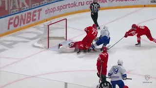 Джиошвили забивает сразу после вбрасывания / Dzhioshvili ties the game