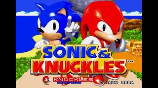 [Longplay] Genesis - Sonic and Knuckles - Played as Knuckles | 100% All Emeralds - Best Ending