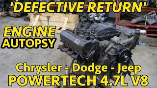 RETURNED Dodge Jeep Chrysler 4.7L Powertech V8 Engine Teardown. From The Bottom Of The Scrap Bin!