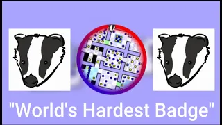 How to get "Worlds Hardest Badge" in Worlds Hardest Game - For Badger Chomik - Find The Chomiks