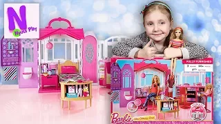 ДОМ ДЛЯ БАРБИ c мебелью и аксессуарами 🏡 Загородный Домик Барби! Barbie Glam Getaway House