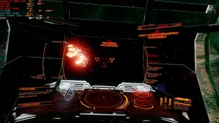 Type-9 Heavy (640t of cargo) vs wing of two deadly Anacondas  (PvE)