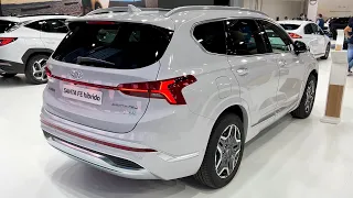 New Hyundai SANTA FE 2022 Facelift - AMBIENT lights, trunk, exterior & interior details