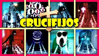 DOORS UPDATE: USO el CRUCIFIJO en TODOS los MONSTRUOS! 🛎️ ROBLOX