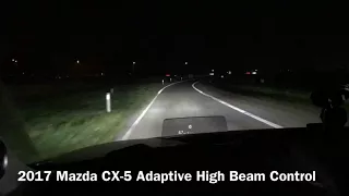 2017 Mazda CX-5 Adaptive High Beam Control LED headlights