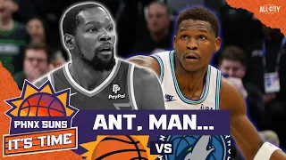 Ant Is The Man While Durant Shines, Booker Disappears As Timberwolves Route Suns In Game 1