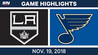 NHL Highlights | Kings vs. Blues – Nov. 19, 2018