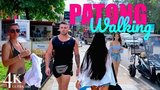 【4K】🇹🇭  Phuket 2023  Patong Beach 🏝  - Amazing Mood and Thai Ambience  [WALK]