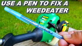 Use an Ink Pen to Fix A Weedeater that dies