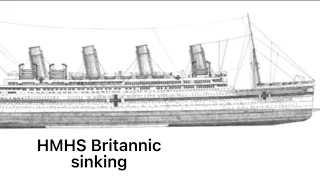 HMHS Britannic sinking (Britannic movie 2000)