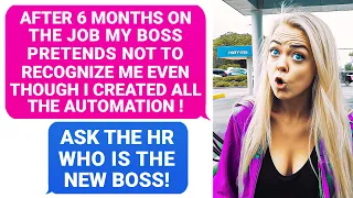 Boss Forgot Who I Am! Well, NOW you are FIRED. Ask the HR! I Am the intellectual property owner r/EP