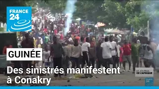 Guinée : des sinistrés manifestent à Conakry, cinq mois après l'explosion du dépôt de carburant