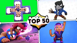 TOP 50 Brawl Stars Tik Tok Montage