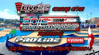 2016 IFMAR 1:8 Nitro Buggy Worlds - Tuesday Qualifying Day