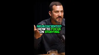 Neuroscientist: How To Focus On Studying | Andrew Huberman #hubermanlab #shorts