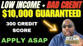 $10,000 Cash Guaranteed Loan Approval For Low Income Bad Credit | Best No Hard Pull Guaranteed Loans