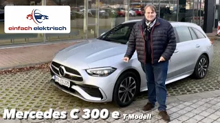 ⚡️Mercedes C-Klasse C 300 e T-Modell PHEV🔋| Review & Fahrbericht | 100 km elektrische Reichweite❓❗️