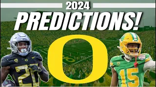 Oregon 2024 College Football Predictions! - Ducks Full Preview