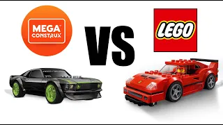 LEGO vs MEGA CONSTRUX: Diferencias en vehículos.