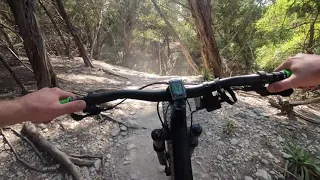 Mountain Biking at Walnut Creek, Austin TX July 2023