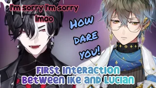 First interaction between Ike and Lucien