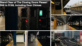 The Iconic NYCT "Stand Clear of The Closing Doors Please!" & Door Chimes - Compilation