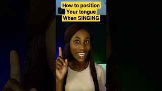 Correct Tongue Placement and Position While Singing.      #shorts