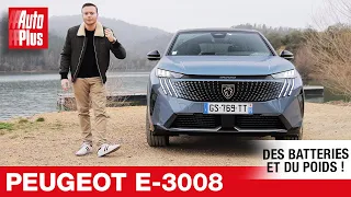 Peugeot E-3008 : des batteries et du poids ! - ESSAI