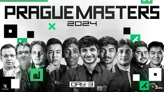 Prague Masters 2024 | Round 3 | The Pragg heartbreak | Live Commentary by Sagar, Amruta