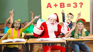 Easy DIY Science Experiment in Santa School | Educational Video for Children