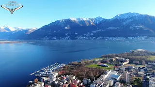 Drone Avigator - 4K Locarno Lago Maggiore, Ticino, Switzerland